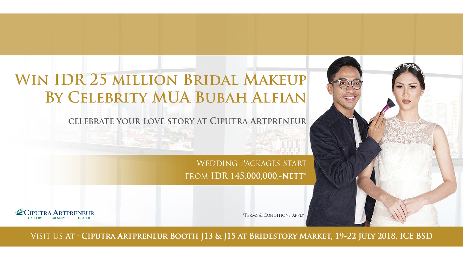 Win IDR 25 Million Bridal Makeup Package by Bubah Alfian