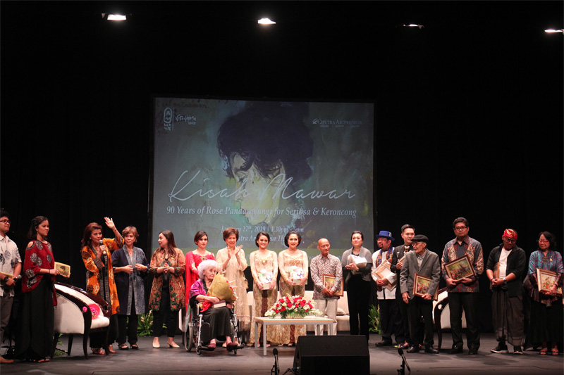 Rose Pandanwangi Singing at Her 90th Birthday Celebration at Ciputra Artpreneur