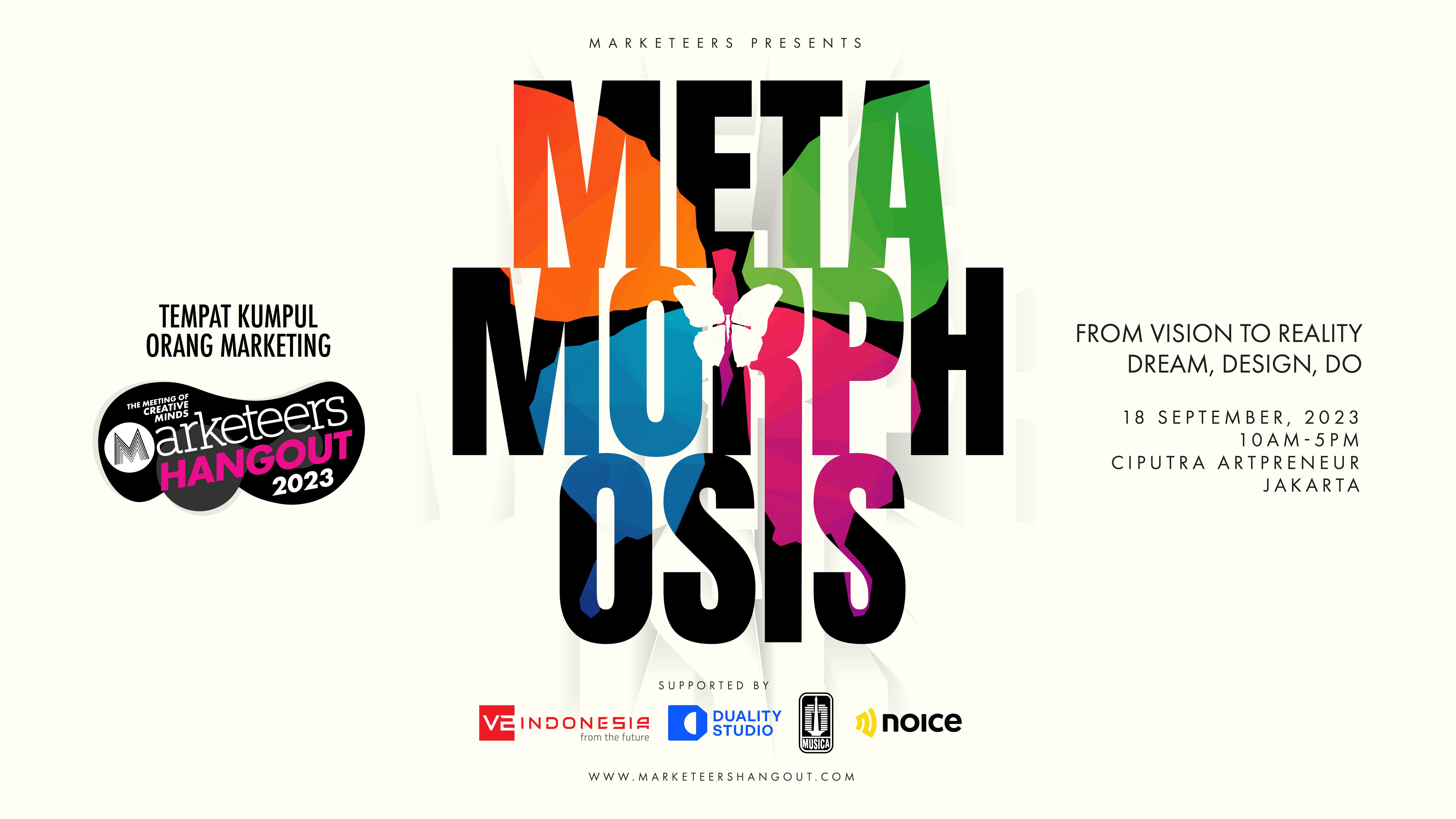 Marketeers Hangout : Metamorphosis 2023