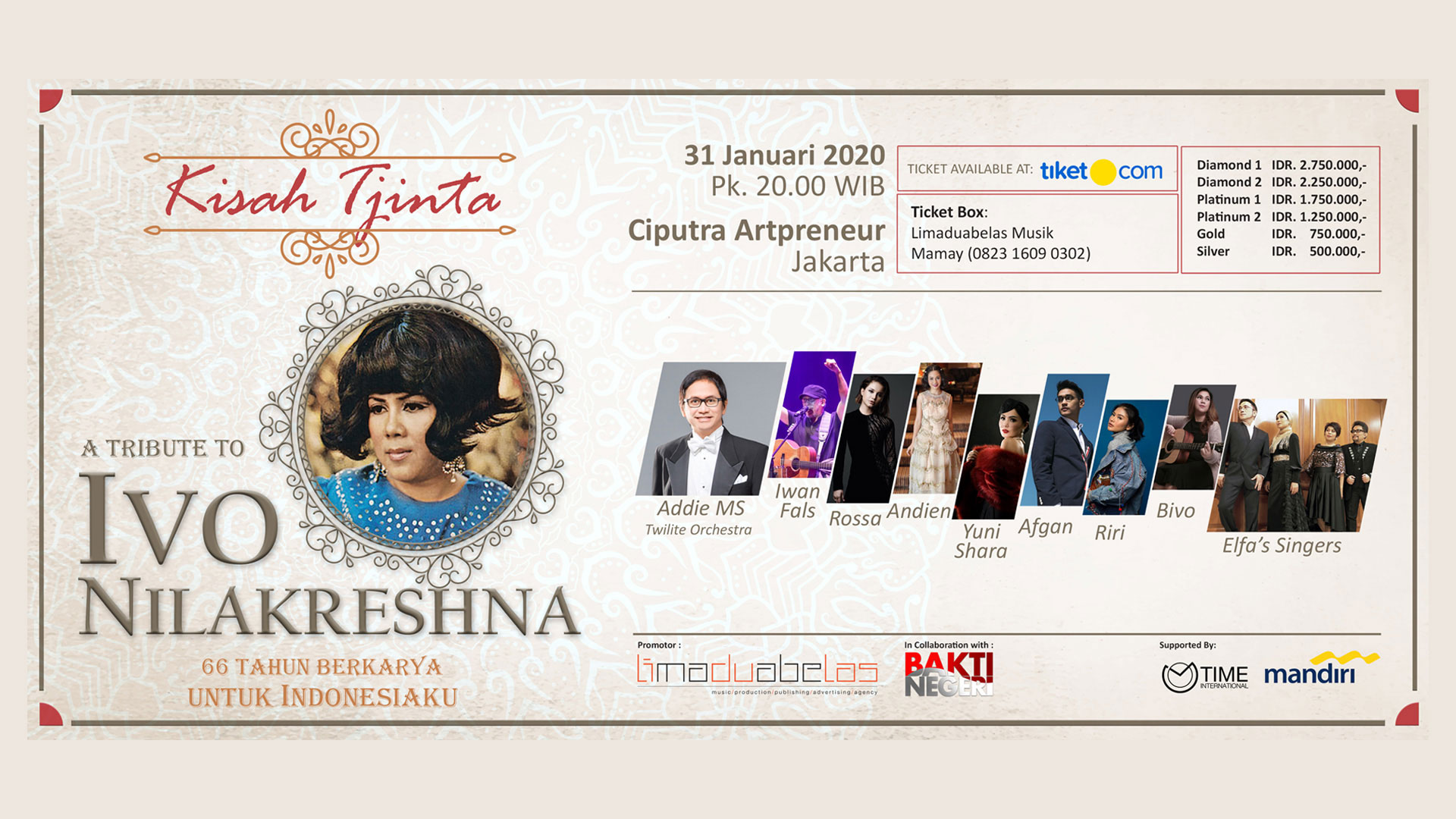 Kisah Tjinta - A Tribute to Ivo Nilakreshna