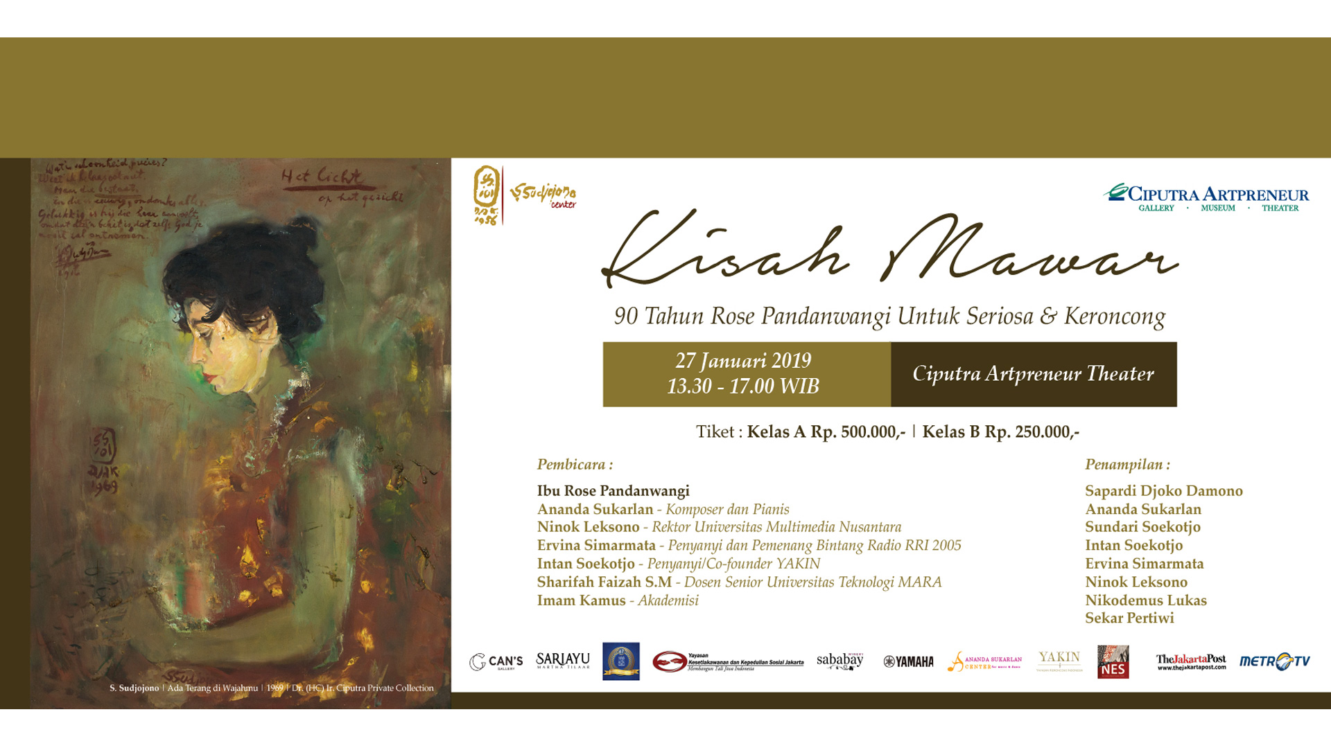 Kisah Mawar - 90 Tahun Rose Pandanwangi untuk Seriosa dan Keroncong