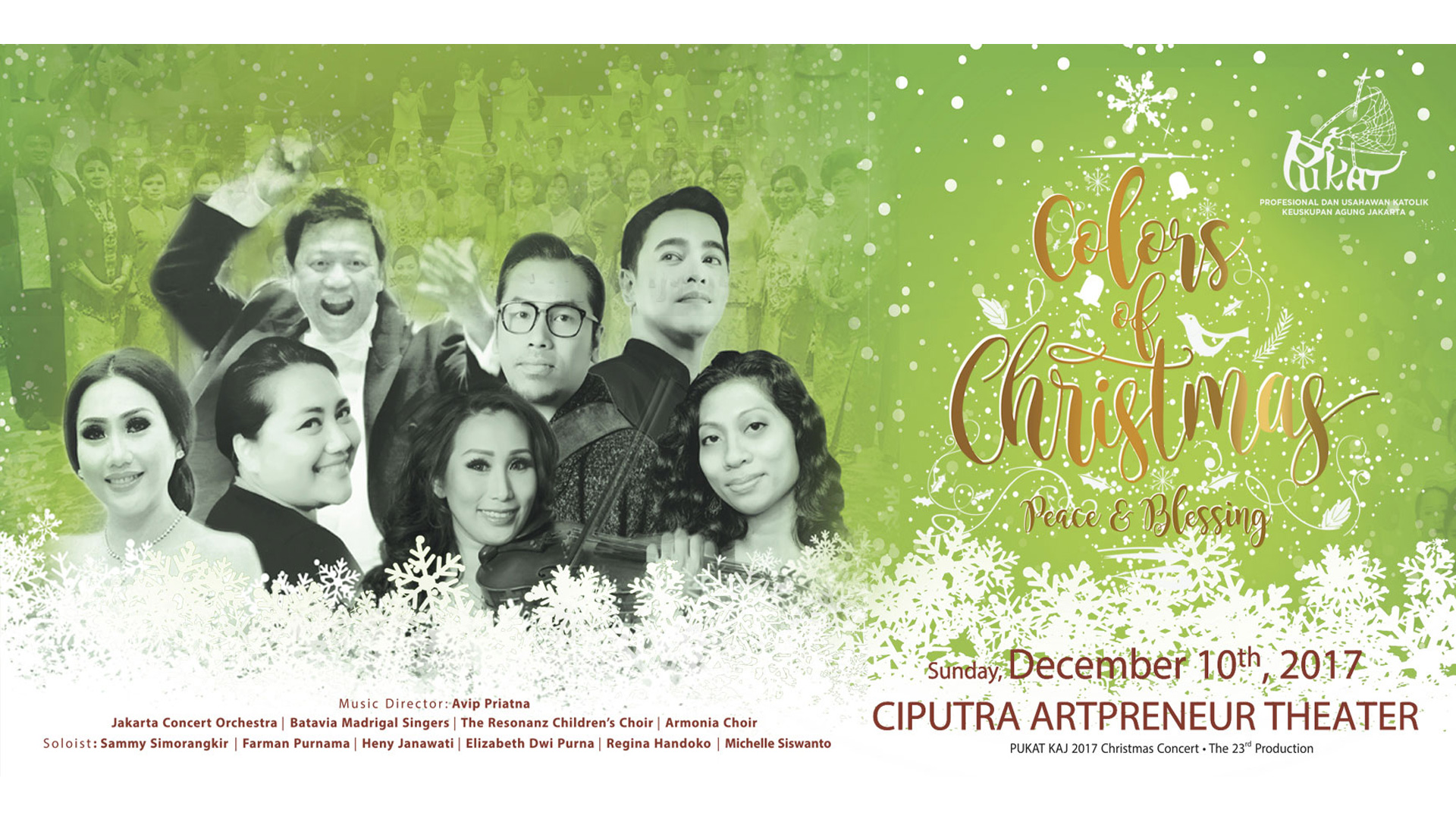 Colors of Christmas - Peace and Blessing